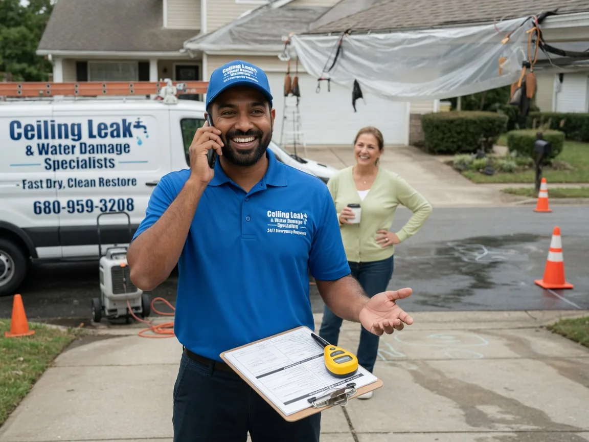 Ceiling Leak Cleanup Tracy, IA FAQs